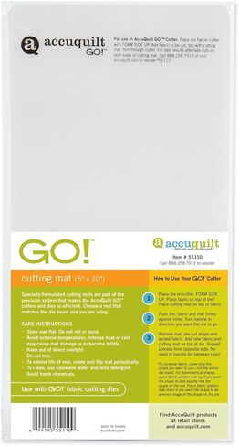 AccuQuilt GO! Cutting Mat; 5-inch-by-10-inch in Saudi Arabia