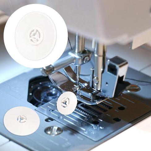9pcs Sewing Machine Spool Pin Caps Replacement Parts, 4cm/1.57in & 3cm/1.18in & 2.5cm/0.98in, Supplies and Accessories for Most Sewing and Embroidery Machines (White) in Saudi Arabia