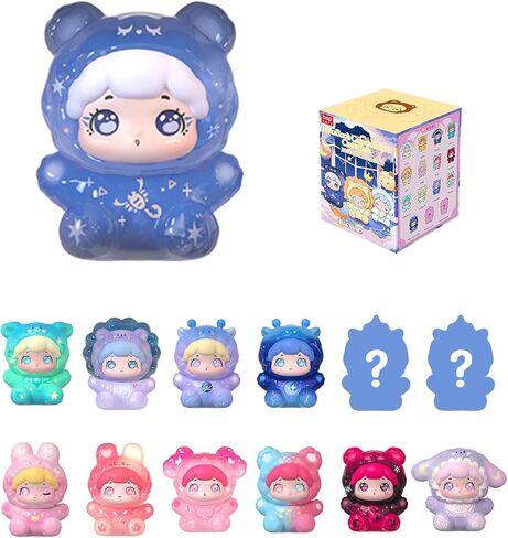 Zodiac PET Series Blind Box Figures, Random Design Action Figures Collectible Toys for Gift, Home Decorations, Single Box in Saudi Arabia