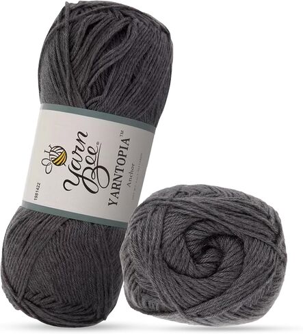 Bee Fine Yarn for Crocheting & Knitting Soft Skein 312 Yards of 100% Acrylic Yarn for Blankets, Hats & More DIY Handcrafting Accessories in Saudi Arabia