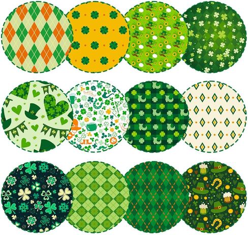 St. Patrick's Day Scrapbook Paper 6x6, 24 Sheets Shamrock Green Single Sided Scrapbook Paper Cardstock Craft Papers for Junk Journal Scrapbooking Supplies Card Making Album Decor Gift Wraping in Kuwait