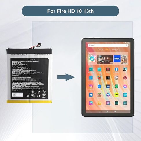 58-000612 Replacement Battery for Fire HD 10 13th Battery with Tools in Saudi Arabia