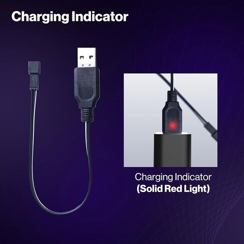 بطارية ليثيوم أيون قابلة لإعادة الشحن من تيتون 3.7 فولت 500 مللي أمبير في الساعة مع قابس SM-2P وشاحن USB - حزمة بطارية سيارة RC للتحكم عن بعد في السيارة المثيرة والشاحنة والقارب ووحدة التحكم - حزمة واحدة لاستبدال بطارية لعبة RC in Kuwait