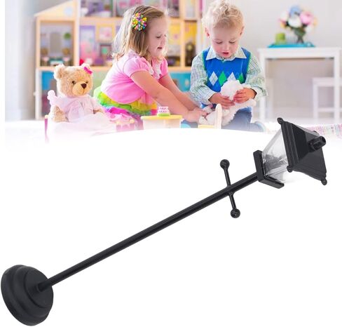 Dollhouse Street Light, LED Miniature for 1/12 Scale, Outdoor Pathway Lantern Post, Black, for Miniature Houses, Outdoor Decor, and Collectors in Saudi Arabia