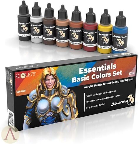 ScaleColor - Essentials Basic Colors Paint Set in Saudi Arabia