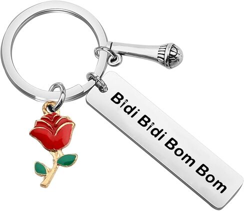 Singer Selen Keychain Bidi Bidi Bom Bom Selen Latin Dance Lyric Gift Singer Fans Music Gift in Saudi Arabia