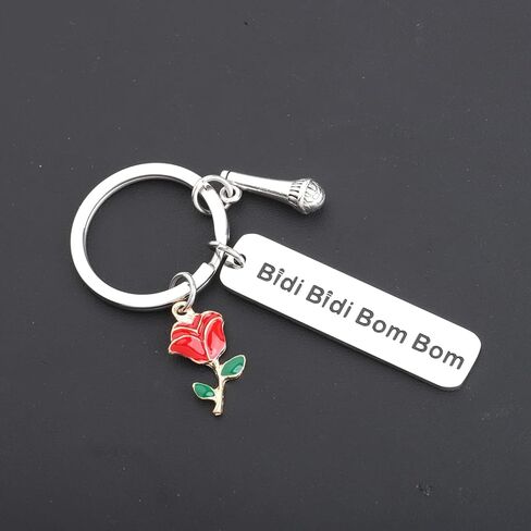 Singer Selen Keychain Bidi Bidi Bom Bom Selen Latin Dance Lyric Gift Singer Fans Music Gift in Saudi Arabia