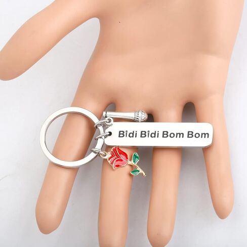Singer Selen Keychain Bidi Bidi Bom Bom Selen Latin Dance Lyric Gift Singer Fans Music Gift in Saudi Arabia