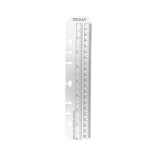 Bookmark Transparent Flexible Index Ruler Separator Drawing Tool Dividing Ruler Measurement(A5,Transparent) in Saudi Arabia