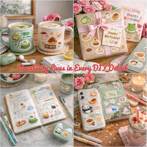 Japanese Aesthetic Sticker Book for Adults – 800+ Retro Manga Style Stickers for Journaling, Planners, Scrapbooking & DIY Crafts (45 Sheets) in Saudi Arabia