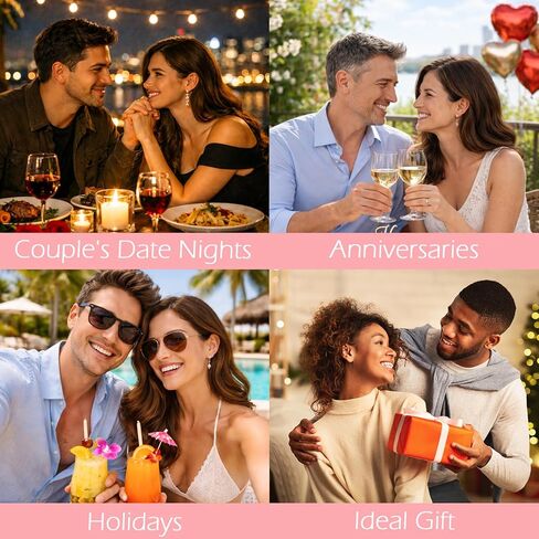 VOCHIC Nightfall Lovers Card Game for Couples, 150 Fun and Romantic Cards Couples Games for Adults Date Nights 2 Players Gift for Him and Her Valentine’s Day Anniversary in Saudi Arabia