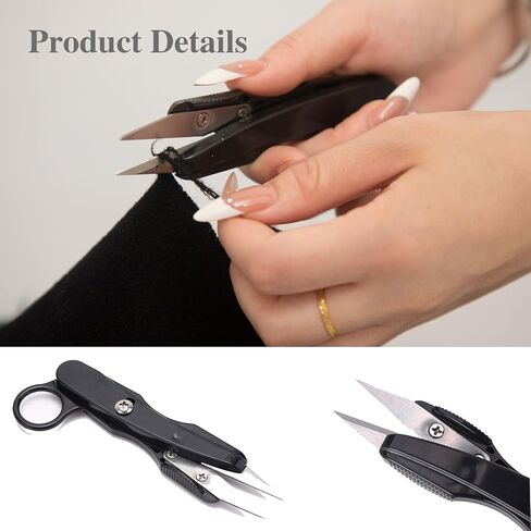 3-Pack Fabric Scissors Set for Sewing, 5.1" Gold Embroidery Scissors, 4.1" Thread Snips & 5.1" Dressmaking Shears, High Carbon Steel, for Sewing, Knitting, DIY Crafts" in Saudi Arabia