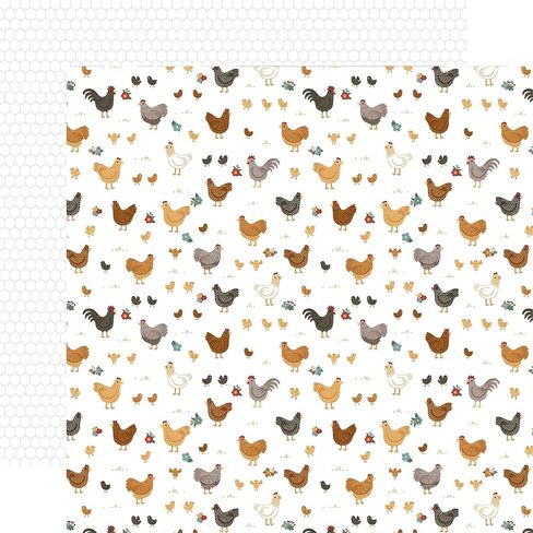 Chickens: Mama Hen and Chicks 12x12 Patterned Paper in Saudi Arabia