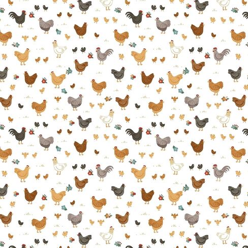 Chickens: Mama Hen and Chicks 12x12 Patterned Paper in Saudi Arabia