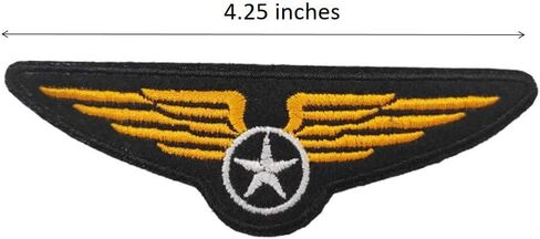 Airline Pilot Captain Costume Kit - Dress Up Accessory With Embroidered Iron On Sew On Patches in Saudi Arabia