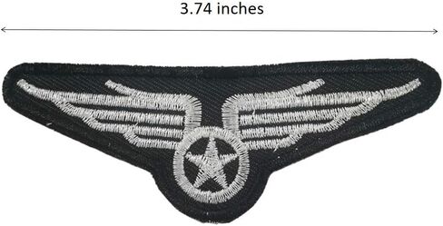 Airline Pilot Captain Costume Kit - Dress Up Accessory With Embroidered Iron On Sew On Patches in Saudi Arabia
