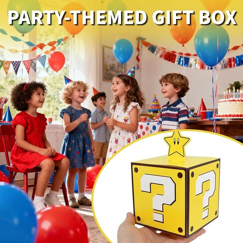 12PCS Game Theme Question Brick Pipe Treat Boxes–Game Themed Party Favor Boxes for Birthday, Holiday Events,Candy Treats & Classroom Celebrations (Small) in Saudi Arabia