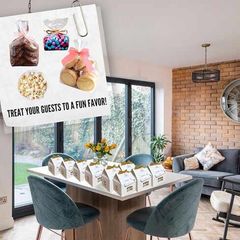 30 Pack Real Estate Agent Supplies – Realtor Supplies & Open House Supplies Gift Set, Real Estate Agent Gifts for Clients with House Gift Boxes, Greeting Cards & Beige Bows for Closings and Marketing in Saudi Arabia