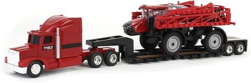 ERTL 1/64 Case IH Patriot 4350 Sprayer & Semi with Lowboy Trailer 44379 in Saudi Arabia