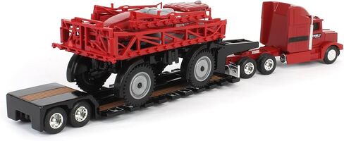 ERTL 1/64 Case IH Patriot 4350 Sprayer & Semi with Lowboy Trailer 44379 in Saudi Arabia