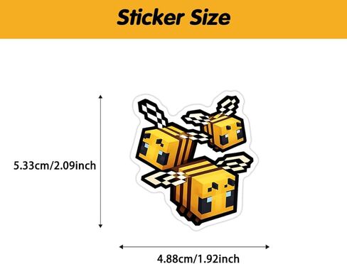 50 قطعة من الملصقات، ملصقات Pixel Miner للمراهقين والبالغين، هدايا حفلات ألعاب الفيديو in Kuwait
