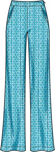 سترة صوفية من Simplicity SS9611D5 Misses'، وقميص قصير، وسروال طويل الساق، وسروال برمودا، حزمة نمط الخياطة، رمز التصميم S9611، الأحجام 4-6-8-10-12 in Kuwait