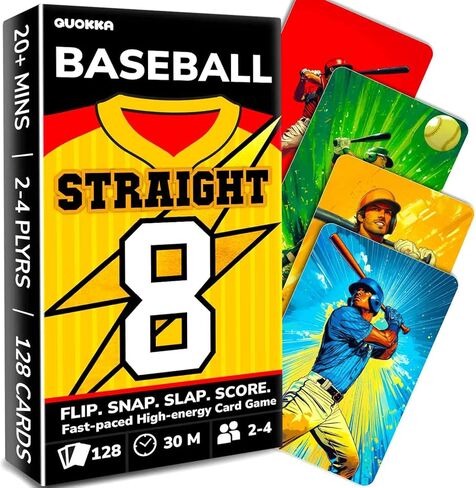 QUOKKA Soccer Fast-Paced Card Game for Kids & Adults – 128 Cards & Easy Rules – Quick & Fun Matching Game – 2-4 Players – Ages 8+ – Perfect for Family Games Night, Travel and Parties in Saudi Arabia