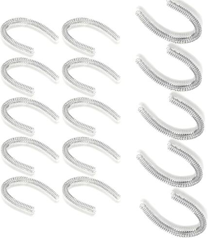 DraCra 15 Pack Metal Swivel Snap Hooks Protector Universal Swivel Clasp Hooks Spiral Sleeve Protective Conver for Lobster Claw Clasps Purse Hardware Shoulder Bag Hobo Bags Clutch Purses Tote Handbags in Saudi Arabia