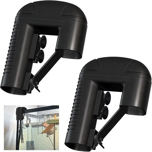 موصل حافة لـ Fluval 107 207 304 305 306 307 404 405 406 407 FX6 FX5 FX4 FX2، مشبك حافة خرطوم حوض السمك، دعامة خرطوم مضلعة - عبوتان in Kuwait