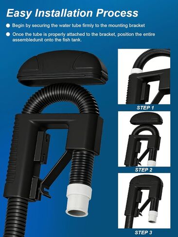 موصل حافة لـ Fluval 107 207 304 305 306 307 404 405 406 407 FX6 FX5 FX4 FX2، مشبك حافة خرطوم حوض السمك، دعامة خرطوم مضلعة - عبوتان in Kuwait