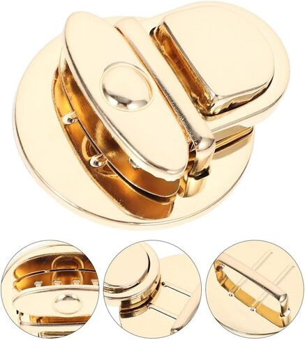OHPHCALL Round Push Lock Clasp Buckles for DIY Bag Making Metal Purse Locks 1.57 Inch Durable Hardware for Crafting Handbags and Cases 10 Pack in Saudi Arabia