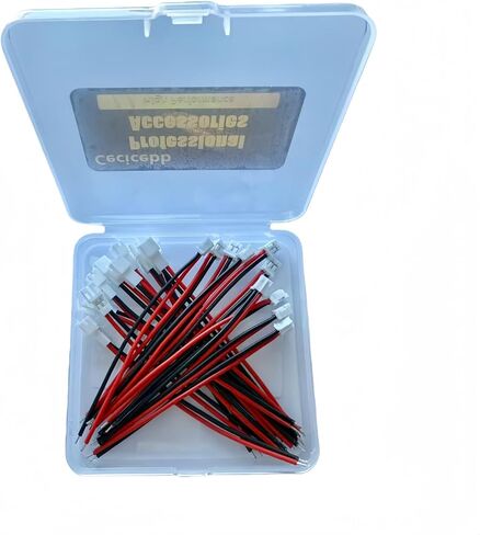 10pcs Tiny Whoop JST-PH 2.0 Male and Female Connector Cable 80mm Wire Cables for Battery JJRC H36 H67 Blade Inductrix E010 E013 in Kuwait