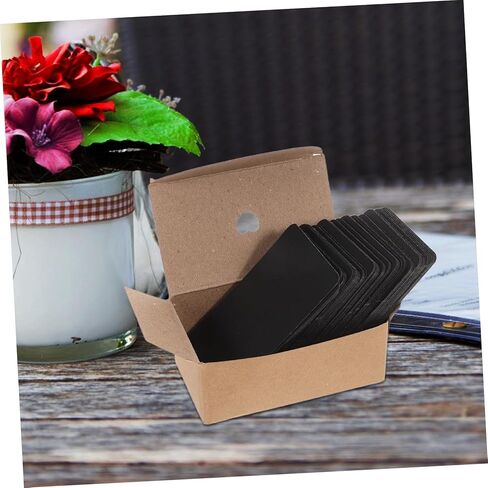 Housoutil 100pcs Black Blank Cards DIY Note Cards for Craft Projects Drawing and Study 3.5 x 2.5 Inch Blank Playing for Parties and Signature Greetings in Saudi Arabia