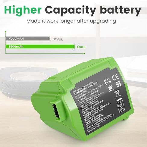 TREE.NB بطارية طويلة العمر لـ iRobot Roomba R3 500 600 700 800 900 Series 500 510 531 535 540 550 552 560 570 580 595 610 620 650 660 700 760 770 780 790 800 8 70880900 in Kuwait