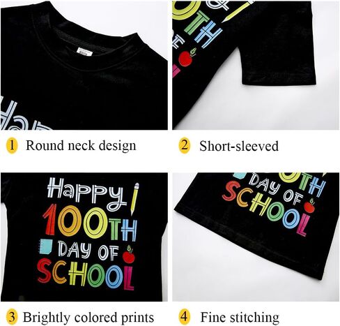 Kids Old Lady Costume for Girls 100 Days of School Costume Granny Dress Up Grandma Outfit T-shirt With Accessories in Saudi Arabia