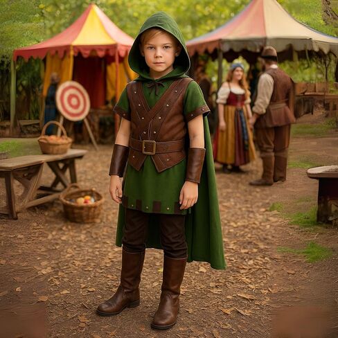 Morph Forest Hero Costume, Archer Costume Kids, Book Character Costumes For Boys And Girls, World Book Day Costumes For Boys in Saudi Arabia