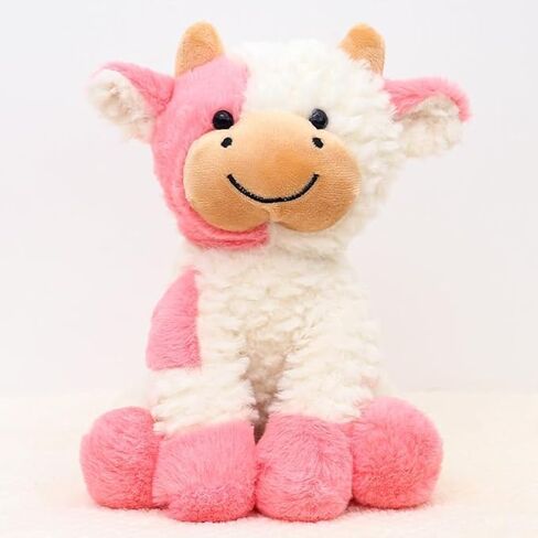 Cow Stuffed Animals Soft Plush Cute Cow Doll for Boys Girls 8in (zuo NIU fense) in Saudi Arabia