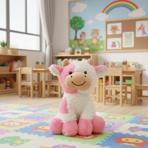 Cow Stuffed Animals Soft Plush Cute Cow Doll for Boys Girls 8in (zuo NIU fense) in Saudi Arabia