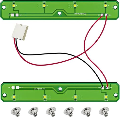 HPUY W11043011 ثلاجة LED ضوء متوافق مع Whirlpool Kenmore Maytag Amana Ikea ثلاجة وحدة إضاءة LED استبدال واستبدال W10866538 EAP12070396 4533926 PS12070396 AP6047972 in Kuwait
