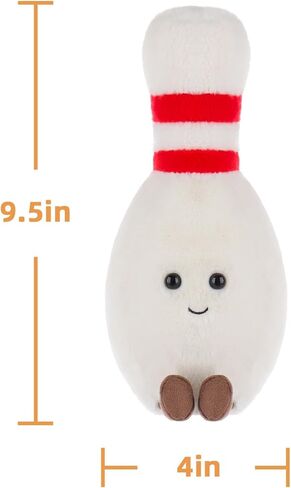 Apricot Lamb Happy Bowling Stuffed Animals for Kids, Soft Cute Plush Toys for Baby Girl and Boy, Fluffy Happy Bowling 9.5 Inches in Saudi Arabia