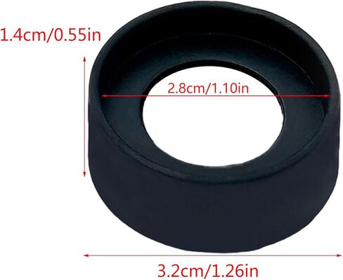 Rubber Eyepiece Eye Shield 28mm-37mm Professional Eyes Guard Cup for Microscopes Eyepieces Monoculars Eyepiece Cover in Saudi Arabia