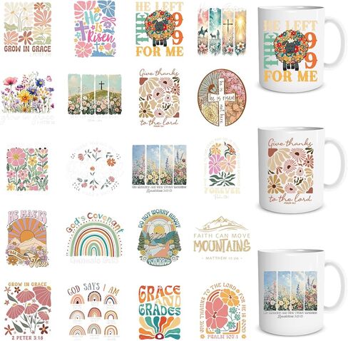 UV DTF Cup Wrap - 30 ورقة الصيد أبي أوف DTF كوب لفات لأكواب زجاجية 16 أوقية ، قارب الصيد ، ملصقات UVDTF American ، فرك مقاوم للماء على شارات النقل لزجاجات المياه DIY in Kuwait