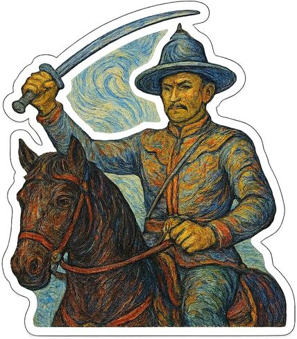 (3 Pack) Taksin The Great Post-Impressionist Gogh Style Sticker (2.75" x 3.25") in Saudi Arabia
