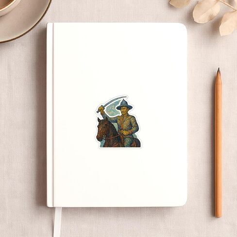 (3 Pack) Taksin The Great Post-Impressionist Gogh Style Sticker (2.75" x 3.25") in Saudi Arabia