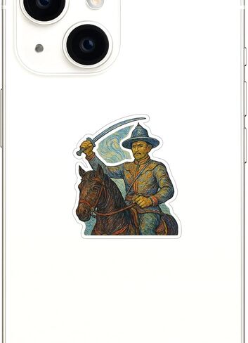 (3 Pack) Taksin The Great Post-Impressionist Gogh Style Sticker (2.75" x 3.25") in Saudi Arabia