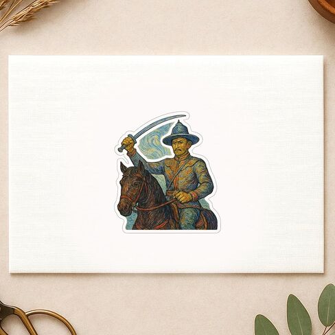 (3 Pack) Taksin The Great Post-Impressionist Gogh Style Sticker (2.75" x 3.25") in Saudi Arabia