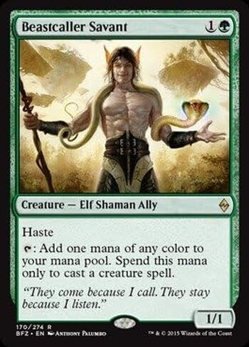 Magic The Gathering - Beastcaller Savant (170/274) - معركة زنديكار in Saudi Arabia
