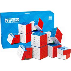 Bukefuno MoYu MFJS WCA 2x2 3x3 4x4 5x5 6x6 7x7 مكعب سرعة هدية صندوق ألغاز مجموعة مكعبات ألغاز سحرية بدون ملصقات (MFJS WCA 2-7 مكعب) in Saudi Arabia