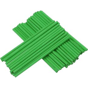PATIKIL 50Pcs Wooden Dowel Rods, 1/5" x 6" Unfinished Craft Rod Sticks Wooden Sticks for Crafts Cake Hardwood Dowels DIY Projects Flower Bouquet, Black in Saudi Arabia