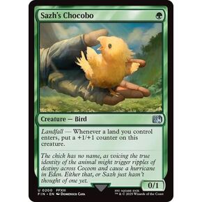 Sazh's Chocobo MTG in Saudi Arabia
